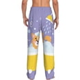 thumbnail image 3 of Daiia Corgi Washing in Bathtub Men's Sleep Pant with Pockets and Drawstring,Pajama Pants-XX-Large, 3 of 9