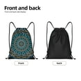 thumbnail image 6 of Japuie Mandala Print Drawstring Backpack,Drawstring Bags, Draw String Back Bag,Sport Gym Bag for Sports, Gym, Travel, Swimming, Beach -Small, 6 of 7