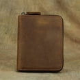 thumbnail image 3 of Cartera retro para hombre, cartera multifuncional de cuero, cadena, capa superior, cartera de piel de vaca, horizontal y vertical, 3 of 6