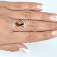 thumbnail image 4 of Natural Montana Agate Women Jewelry 925 Sterling Silver Ring, 4 of 10