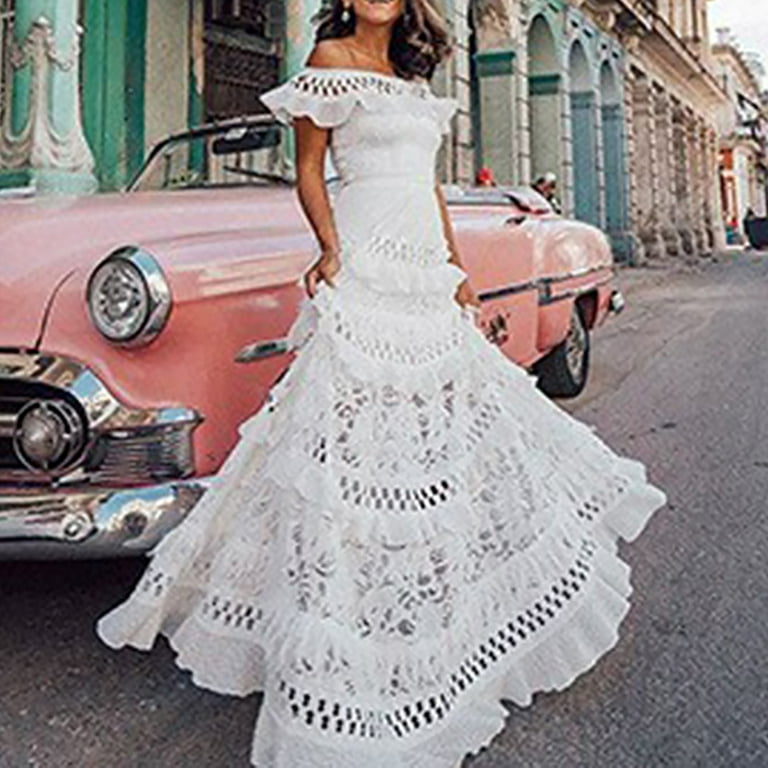 white maxi birthday dress White Sequin Dress - Long White Dress -Sequin Tank Dress main image 1