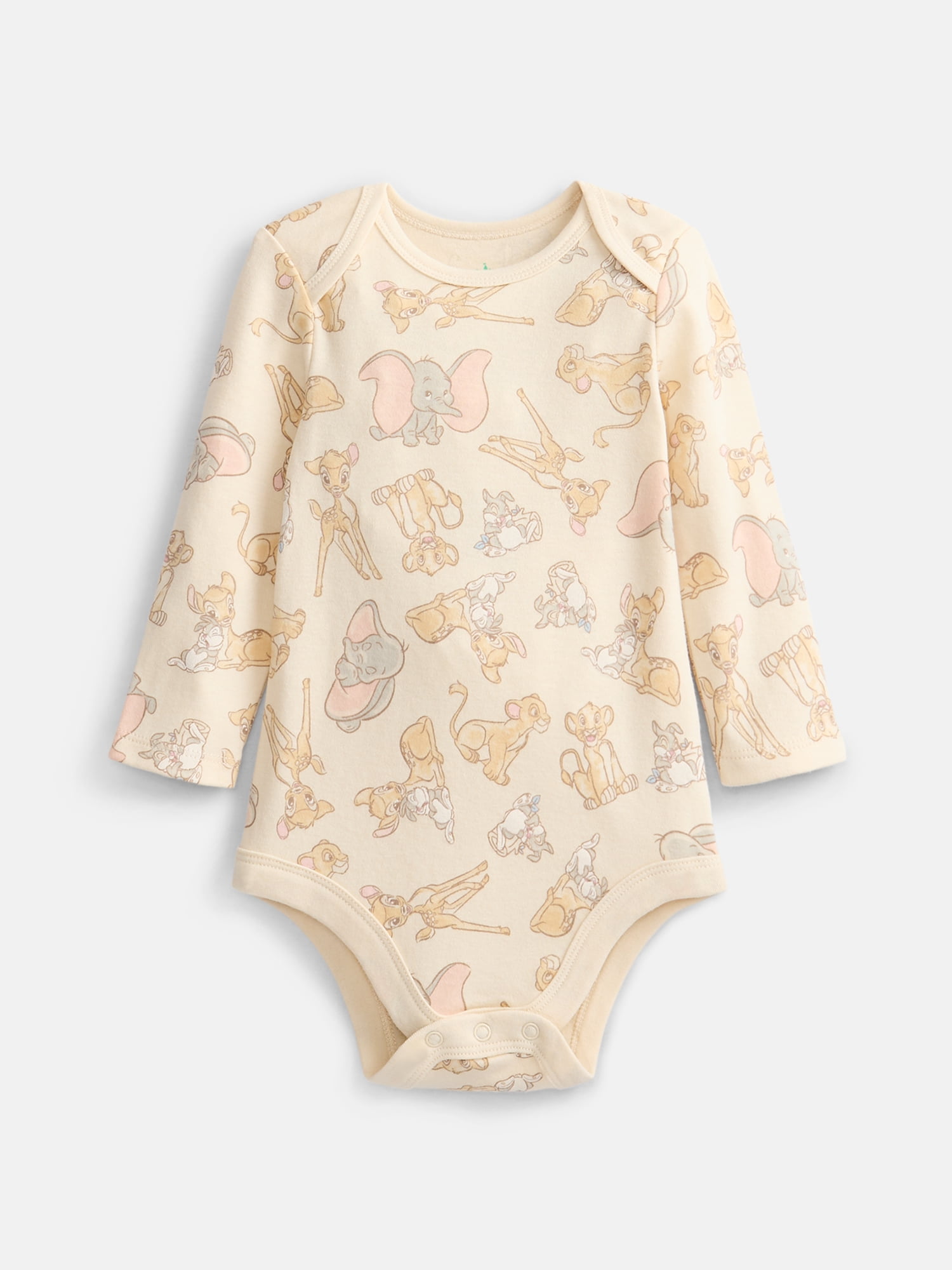 Disney Baby Wishes + Dreams Classics Bodysuits with Long Sleeves, 3 Pack, Sizes Newborn-18M