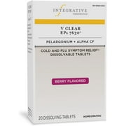 Integrative Therapeutics | V CLEAR EPs 7630 - Cold and Flu Relief - Berry Flavored | 20 Chewable Dissolvable Tablets