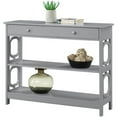 thumbnail image 3 of Convenience Concepts Table Console de Rangement Oméga, Fini Bois Gris, 3 of 8