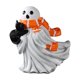 thumbnail image 2 of Figura decorativa de Halloween, espeluznante, coleccionable, divertida, de resina para repisas. Con gato negro, 2 of 9