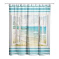 thumbnail image 2 of Creative Products Blue Beach Window 71x74 Shower Curtain, 2 of 2