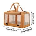 thumbnail image 3 of BotaniNest Transport de Chat Transport de Chiot avec Rangement Rangement pour Voyage / Usage Intérieur et Extérieur Randonnée Camping Courts Voyages Courts Tours, 3 of 6