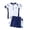 Blue, variant on uikmnh Kids Swimsuits Boys Swimwear Two Piece Set with Short Sleeve Rash Guard and Swim Shorts Lightweight Sun Apparel for Beach Pool Size:7-8 Years