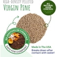 thumbnail image 3 of Small Pet Select Premium Pine Pelleted Cat Litter, 100% All Natural Pellet Kitty Litter, Non Clumping Non Tracking Low Dust Litter Meant for Use with Sifting Litter Box, A, 40 lbs, 3 of 5