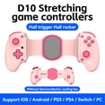 thumbnail image 1 of Tablet Controller Handle Wireless Game Stretching Joystick Dual Hall Sensor Gamepad With Six-axis Motion Sensing For Phones, 1 of 9