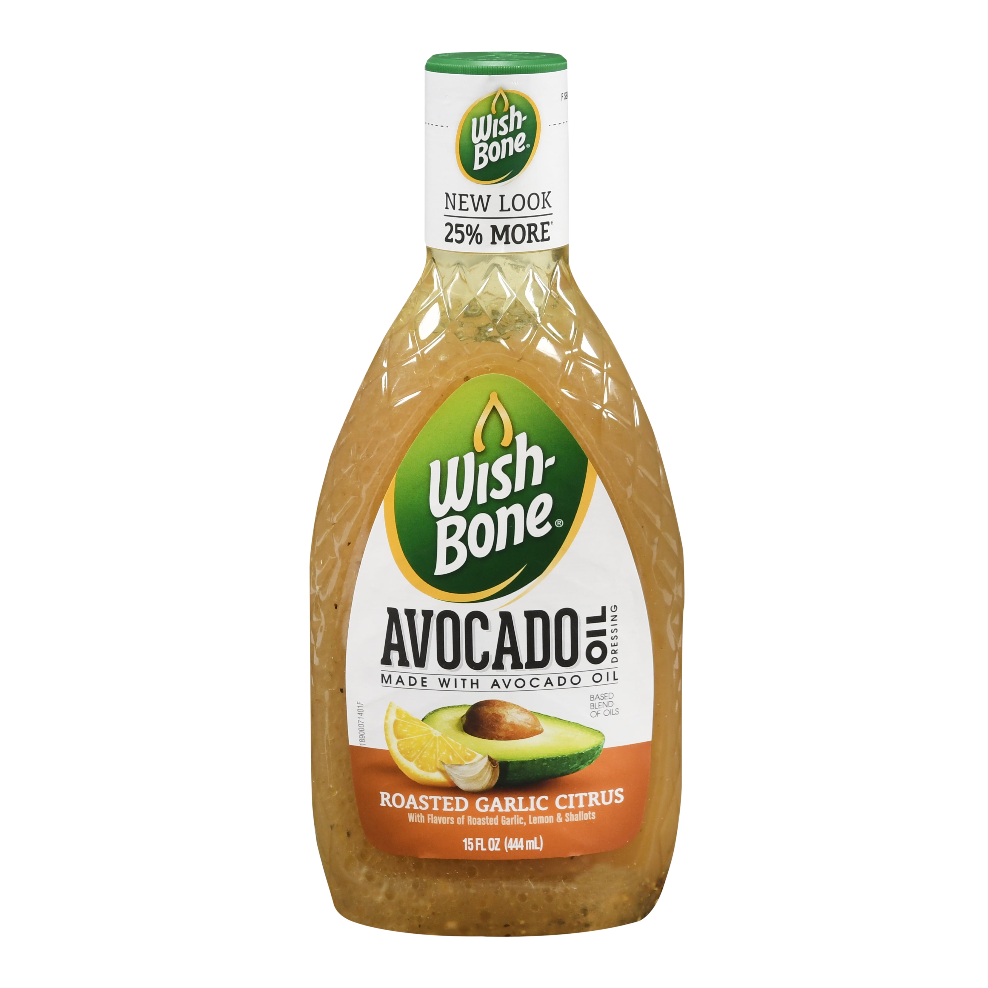 WishBone Avocado Oil Roasted Garlic Citrus Dressing 15oz