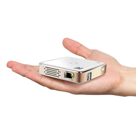 Kodak Ultra Mini Portable Projector - HD 1080p support LED DLP Rechargeable Pico Projector - 100 Display, Built-in Speaker - HDMI, USB and Micro SD - Compatible with iPhone iPad, Android Phones