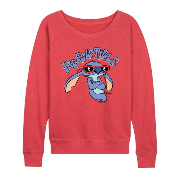 Lilo & Stitch - Irresistible - Women's French Terry Long Sleeve Pullover