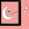 thumbnail image 2 of 3S Brother's Bunny and The Moon 100% Blackout Curtains for Kids Bedroom Thermal Insulated Noise Reducing Home Décor Printed Window Curtains Single Curtain Panel - Made in Turkey (52"Wx95"L), 2 of 6