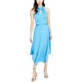 thumbnail image 1 of Rachel Roy Womens Twisted A-line Dress, Blue, 6, 1 of 1