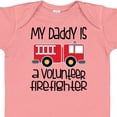 thumbnail image 4 of Inktastic Volunteer Firefighter Daddy Boys or Girls Baby Bodysuit, 4 of 5