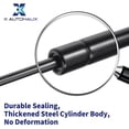 thumbnail image 4 of 2 Pcs No.6Q6827550/6Q6827550A Rear Hatch Lift Supports Struts Shocks Gas Spring for VW Polo 9N 2001-2009, 4 of 7