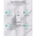 thumbnail image 4 of Extensor de enchufe y protector contra sobretensiones Mifaso PD30W con 6 AC y 3 USB, 4 of 6