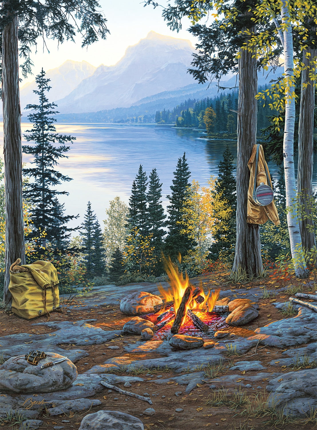 Buffalo Games Room with a View 1000-Piece 26.75 x 19.75-inch Interlocking Jigsaw Puzzle for Adults Ages 14+