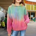 thumbnail image 1 of EnJoCho Chandail à Capuche pour Filles, Printemps Automne Hiver, Imprimé Rétro, Manches Longues, Confortable, Mignon, 1 of 7