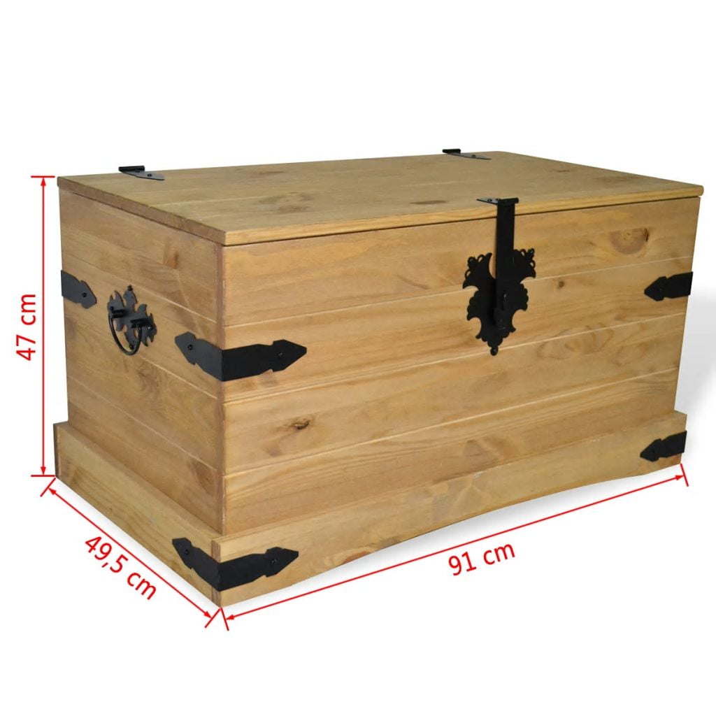Kepooman Organizer Box for Home, 35.8" X 19.5" X 18.5", Brown Kepooman Organizer Box for Home, 35.8" X 19.5" X 18.5", Brown