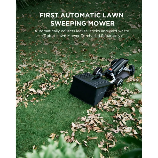 EcoFlow Attachable Lawn Sweeper Kit for BLADE Robotic Lawn Mower Collects Leaves, Sticks, Lawn Waste While [Blade Not Include] - Walmart.com
