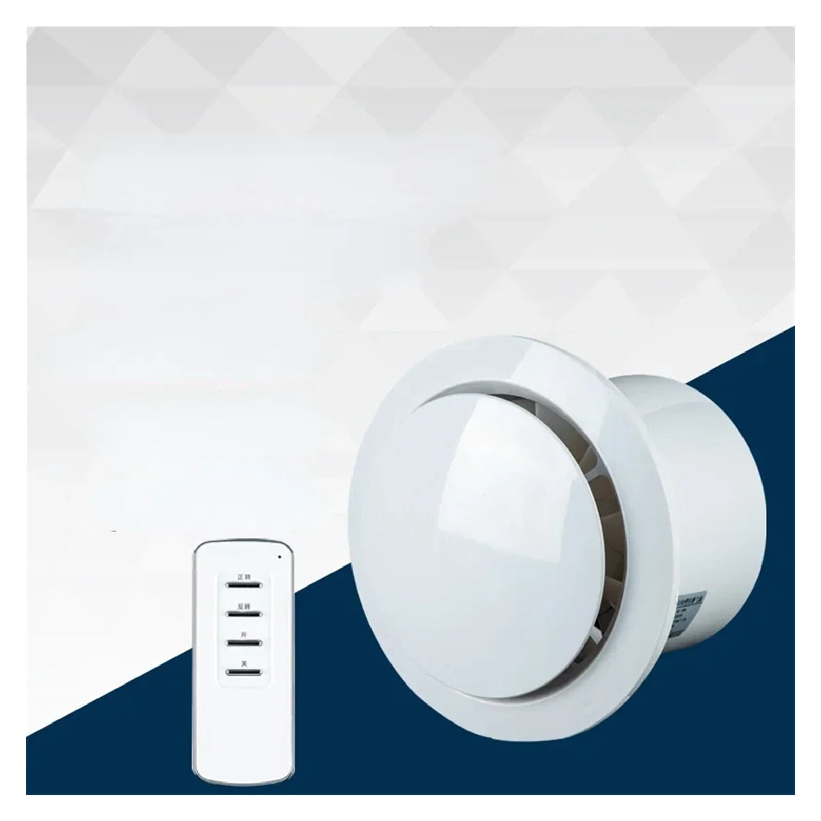 4 Inch 6 Inch Ventilating Fan Bathroom Wall Mute Household Exhaust Fan Kitchen Remote Control Exhaust Fan ,Easy Installation