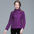 thumbnail image 2 of Vedolay Womens Jackets Womens Fashion Casual Long Sleeve Open Front Business Lapel Suit Jacket,Purple XL, 2 of 5