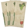 thumbnail image 6 of Wine Glasses Bottle Tea Towels Set of 1 Retro Vintage Kitchen Dish Cloth with Hanging Loop, 18"x28"Lint-Free Absorbent Towel for Kitchen Drying Wiping and Cleaning, 6 of 7