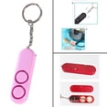 thumbnail image 4 of Llavero de sonido fuerte de alarma personal con dispositivos de emergencia de seguridad LED para mujeres rosado jinwen alarma personal, 4 of 8