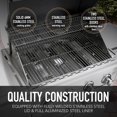 thumbnail image 2 of Kenmore - 4 Burner Gas Grill Plus Searing Side Burner - All Stainless Steel, 2 of 8