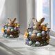 thumbnail image 4 of Huevos de Pascua, conejos, adorno acrílico 2D, decoración para festivales, adornos para el hogar, manualidades, decoración., 4 of 5