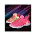 thumbnail image 3 of Frontwalk Women/Men Casual Sneakers LED Light Running Shoes Luminous Walking Shoe Sports Fashion Trainers Boys Girls Lace Up Flats Pink 3Y, 3 of 6
