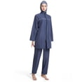 thumbnail image 5 of Wdgfv Women Modest Swimsuits Ruffle Full Coverage Arabic 2 Pieces Bathing Suit, 5 of 6