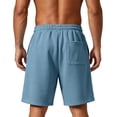 thumbnail image 5 of BRANROY Men's Air Layer Athletic Shorts - Relaxed Fit Gym Shorts for Men with Pockets, Drawstring Elastic Waist, Perfect for Training and Beach,Royal Blue M, 5 of 9