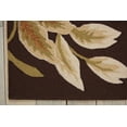 thumbnail image 4 of Nourison Fantasy Floral Chocolate 3'6" x 5'6" Area Rug, (4x6), 4 of 5