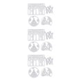 thumbnail image 4 of Toystoory 4 Pieces Christmas Cutting Dies Rust-proof Card Paper DIY Making Supplies Decoration Stenciling Mold Scrapbook for Embossing como se muestra 3Conjunto, 4 of 6