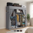 thumbnail image 2 of Closet Armable Ropero Armario Organizador 205x45x170cm Color Gris Claro Blick, 2 of 9