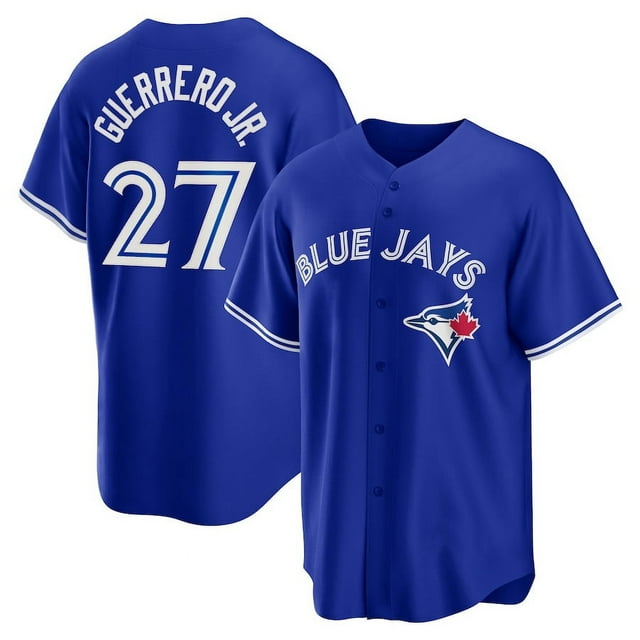 Men's Toronto Blue Jays Vladimir Guerrero Jr. Jersey 27# Adult Baseball Jersey Player Name Sport Shirt