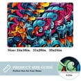 thumbnail image 2 of Graffiti Polyester Non-Slip Machine Washable Office Rug Door Rug Floor Mats, 2 of 6