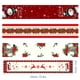 thumbnail image 2 of Matsuzay Camino de navideño de primera calidad, elegante estilo festivo con delicados motivos florales, fácil y cómodo de limpiar. Mostrada B03, 2 of 6