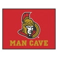thumbnail image 1 of NHL Ottawa Senators Man Cave Rug, 1 of 5