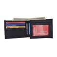 thumbnail image 5 of Mens Bifold Flap Out ID Windows Genuine Leather Wallet 1192, 5 of 35