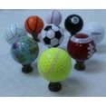 thumbnail image 5 of HomeConcept Tennis Ball Lamp Finial, Yellow, 2.25"h, 5 of 5