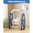 thumbnail image 6 of KORIMEFA 8-IN-1 Toddler Slide and Swing Set, Indoor Outdoor Playset for Kids Age 1-5, Bus-Themed Climber Slide, Swing, Wheel, 6 of 9