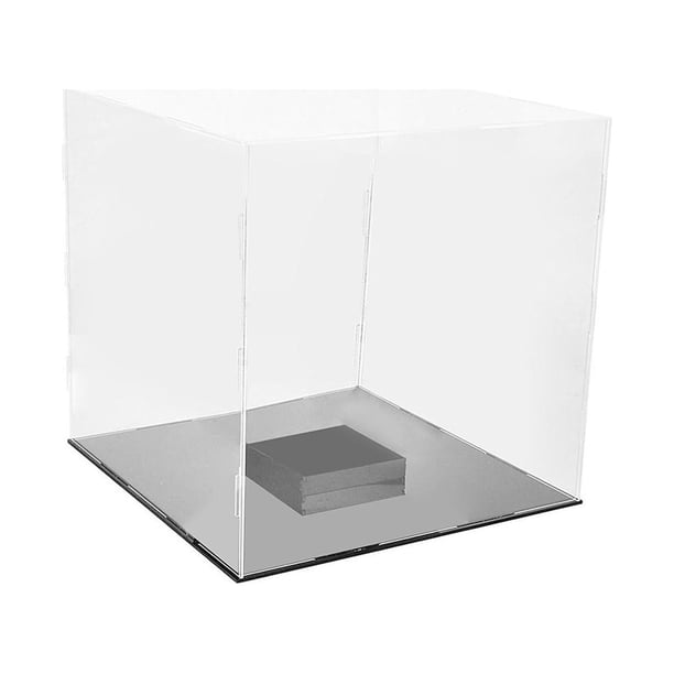 Caja de exhibición de colección de baloncesto, caja de exhibición de acrílico, grandes figuras de recuerdos organizador de cubierta de polvo