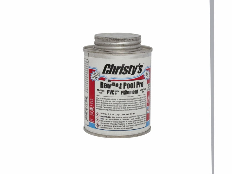 Christy's Red Hot Pool Pro 8 oz PVC Pipe Cement