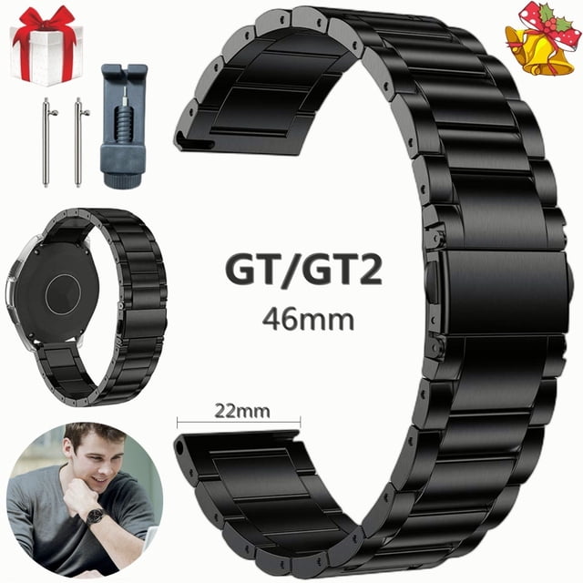 Correa De Acero Inoxidable Para Huawei Watch Gt/gt2 22mm