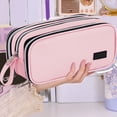 thumbnail image 5 of Pencil Case for Adults Aesthetic Pen Bag for Teen College Zipper Pouch Office Supplies Stationery Organizer Small Tool Bag, 5 of 6