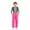 Hot Pink, variant on Kid's Snow Bib Pants Winter Waterproof Windproof Ski Trousers Insulated Snowboard Overalls with Detachable Straps for Boys Girls Black 6-7 Years (110)
